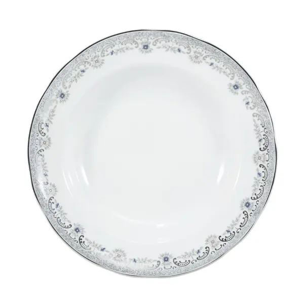 Prato Fundo 23cm Porcelana Schmidt - Dec. Saint Germain Izabel 2339