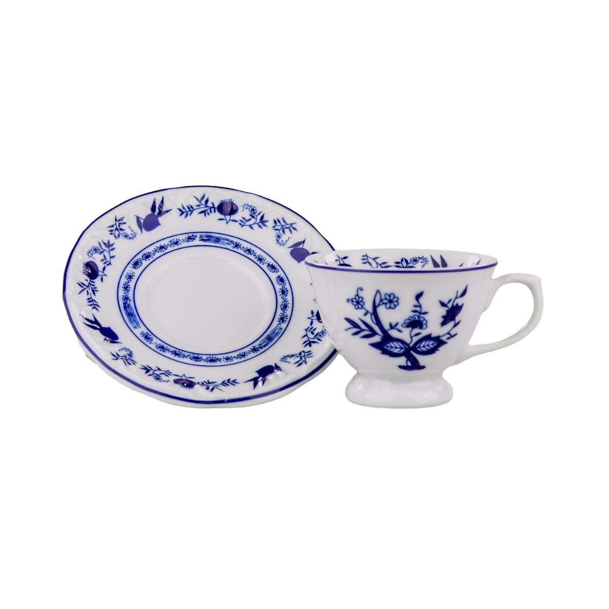 Xícara Café Pires 70ml Porcelana Schmidt Dec Cebolinha 2617