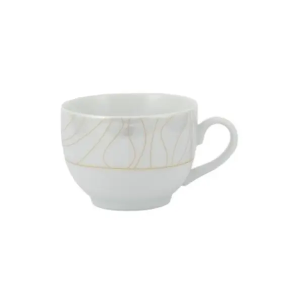 Xícara Chá 200ml Porcelana Schmidt - Dec. Golden Oak 2387