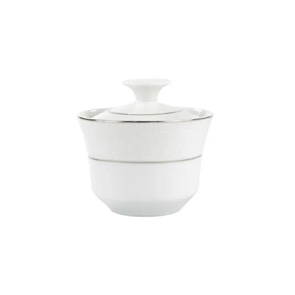 Açucareiro Porcelana Schmidt - Dec. Renda Branca 0163