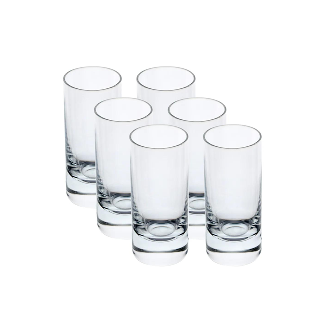 Jogo Copos Para Shot Barware Cristal Ml Bohemia Full Fit