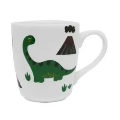 Caneca 225ml Porcelana Schmidt - Dec. Dinossauro E633