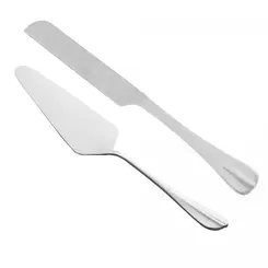 Kit 2 Peças para Bolo de Aço Inox Positano