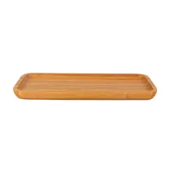 Bandeja de Bambu 27x12cm - Ponto da Porcelana