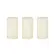 Conjunto 3 Velas 7x3cm - Ponto da Porcelana