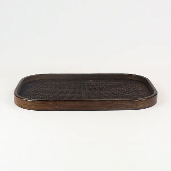 Bandeja de Bambu 40x28cm - Ponto da Porcelana