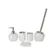 Kit 5 Peças De Banheiro De Ceramica - Ponto da Porcelana