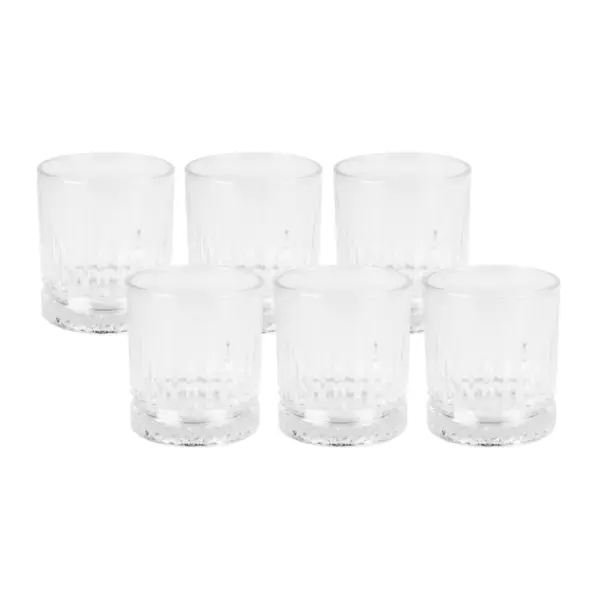 Conjunto 6 Copos De Vidro Sodo Cálcico 9,5x7 Cm - Ponto da Porcelana