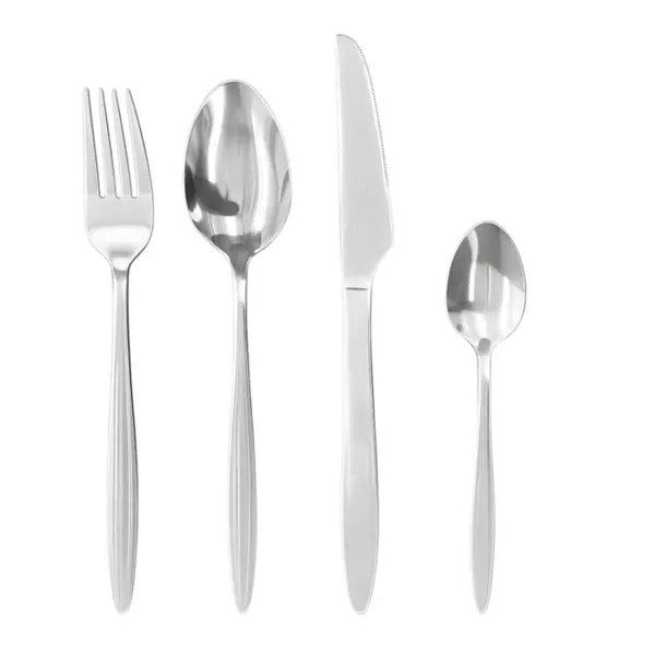 Faqueiro C/16 Peças De Aço Inox - Ponto da Porcelana