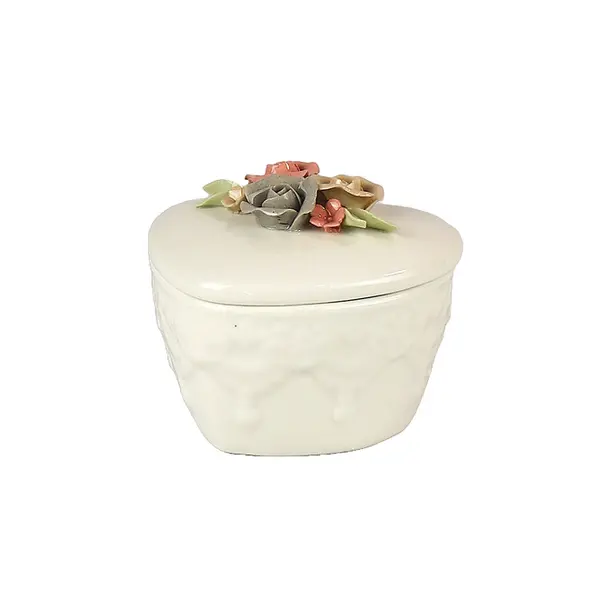 Porta Joias De Ceramica 5,7cm - Ponto da Porcelana