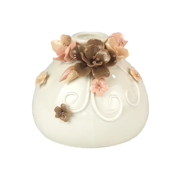 Vaso De Ceramica 7,8x8,5cm - Ponto da Porcelana