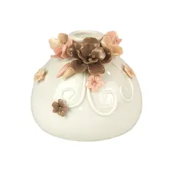 Vaso De Ceramica 7,8x8,5cm - Ponto da Porcelana
