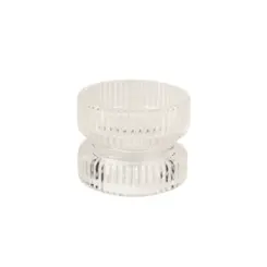 Porta Velas De Vidro 8x7cm - Ponto da Porcelana