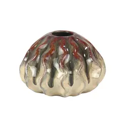 Vaso De Ceramica 17cm - Ponto da Porcelana