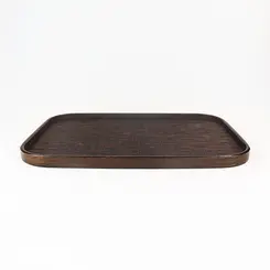 Bandeja De Bambu 46x33x2cm - Ponto da Porcelana