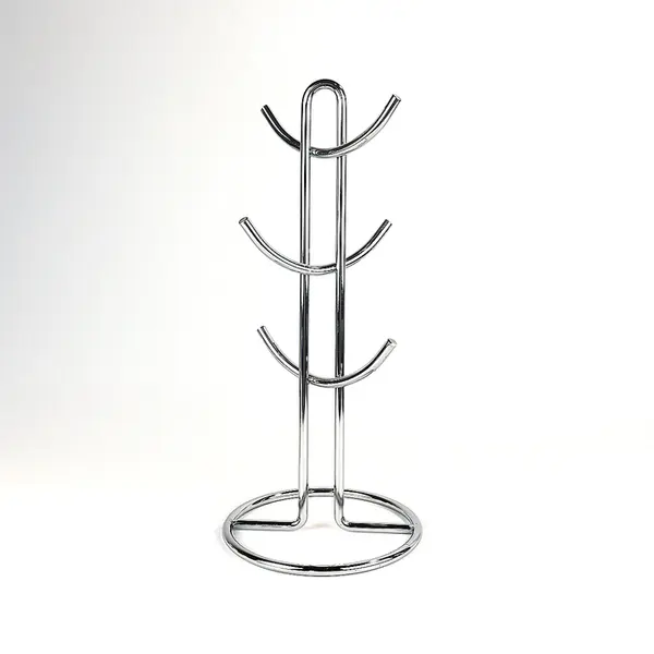 Suporte para Copos De Ferro 16x16x34cm - Ponto da Porcelana