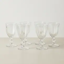 Conjunto 6 Taças De Vidro 8x16,2cm - Ponto da Porcelana