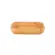 Tigela Retangular De Bambu 18x12x3cm - Ponto da Porcelana