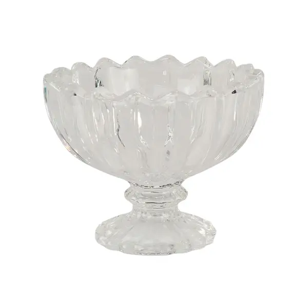 Conjunto com 6 Taças para Sobremesa em Vidro 9x7cm – Ponto da Porcelana