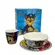 Aparelho Infantil 3 Peças Porcelana Schmidt - Dec. Patrulha Canina Chase