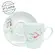 Caneca com Pires 225ml Porcelana Schmidt - Dec. R015 2ª LINHA