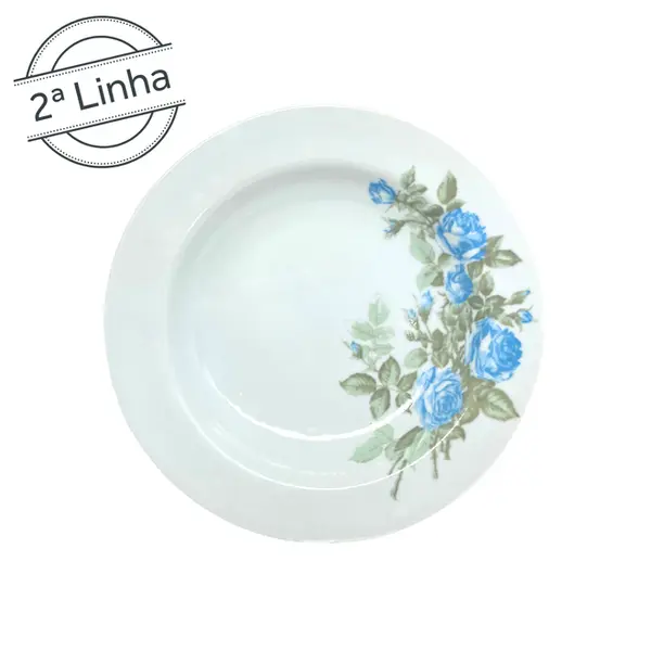Prato Fundo 23cm Porcelana Schmidt - Dec. R016 2ª LINHA