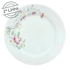 Prato Raso 26cm Porcelana Schmidt - Dec. R015 2ª LINHA