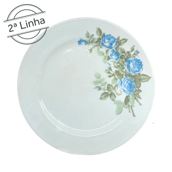 Prato Raso 26cm Porcelana Schmidt - Dec. R016 2ª LINHA