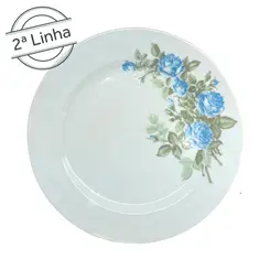 Prato Raso 26cm Porcelana Schmidt - Dec. R016 2ª LINHA