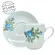 Caneca com Pires 225ml Porcelana Schmidt - Dec. R016 2° LINHA