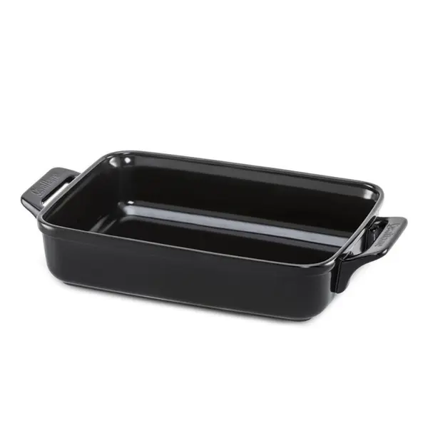 A559311 ASSADEIRA CLEAR 34X25CM 3500ML - PRETO