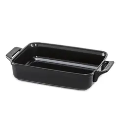 A559311 ASSADEIRA CLEAR 34X25CM 3500ML - PRETO