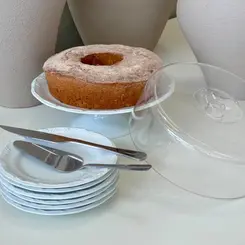 Kit 2 - Mesa Posta Café com Charme 10 Peças