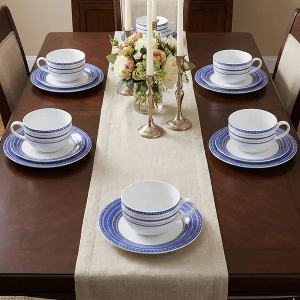 Kit 6 Xicaras de Café  com Pires 100ml Schmidt - Dec. Paula