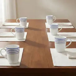 Kit 6 canecas 225ml Schmidt - Dec. Paula