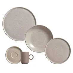 Aparelho de Jantar 20 Peças Basic Sandy - Porto Brasil