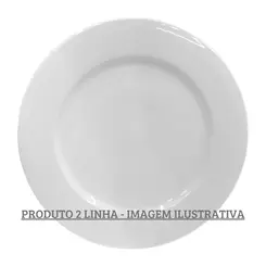 Prato Raso 27 cm Porcelana Schmidt - Mod. Texas 2° LINHA