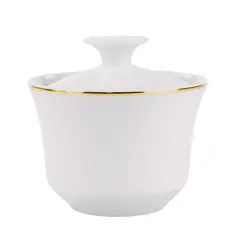 Açucareiro Porcelana Schmidt - Dec. Itamaraty Filetado Ouro 0010