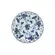 Prato Sobremesa Porcelana Schmidt - Dec. Folhagem 2354