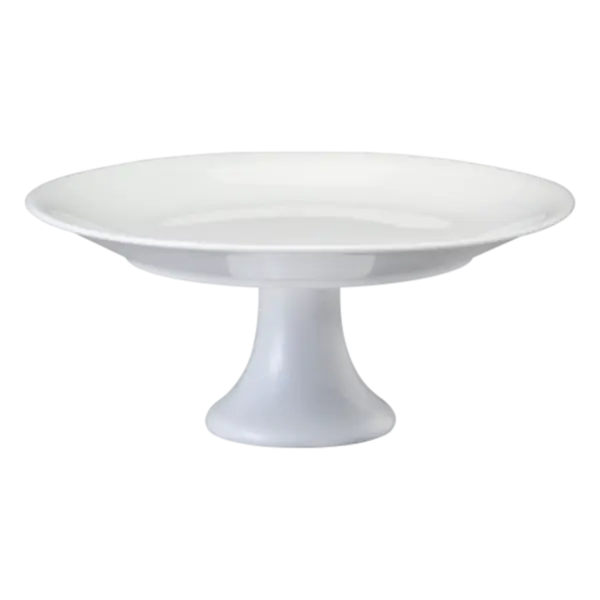 Prato Bolo Grande com Base Porcelana Schmidt - Mod. Couvert 214