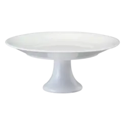 Prato Bolo Grande com Base Porcelana Schmidt - Mod. Couvert 214