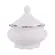 Açucareiro Porcelana Schmidt - Dec. Filetado Prata Pomerode 0012