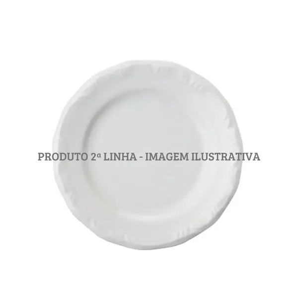 Prato Sobremesa Porcelana Schmidt - Mod. Pomerode 114 2ª Linha