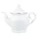 Bule Porcelana Schmidt - Mod. Filetado Ouro Pomerode 0010