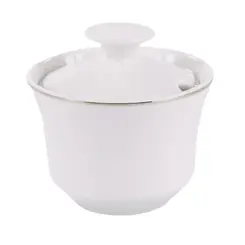 Açucareiro Porcelana Schmidt - Dec. Itamaraty Filetado Prata 0012