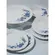 Prato Sobremesa Porcelana Schmidt - Dec. Cora 2267