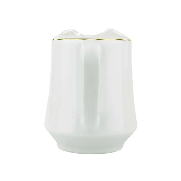 Leiteira Porcelana Schmidt - Dec. Filetado Ouro Itamaraty 0010
