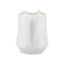 Leiteira Porcelana Schmidt - Dec. Filetado Ouro Itamaraty 0010