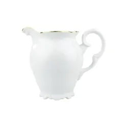 Leiteira Porcelana Schmidt - Dec. Filetado Ouro Pomerode 0010