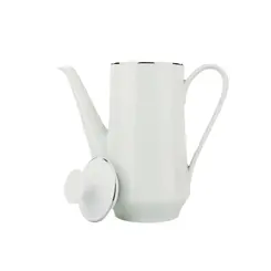 Cafeteira Porcelana Schmidt - Dec. Filetado Prata Itamaraty 0012